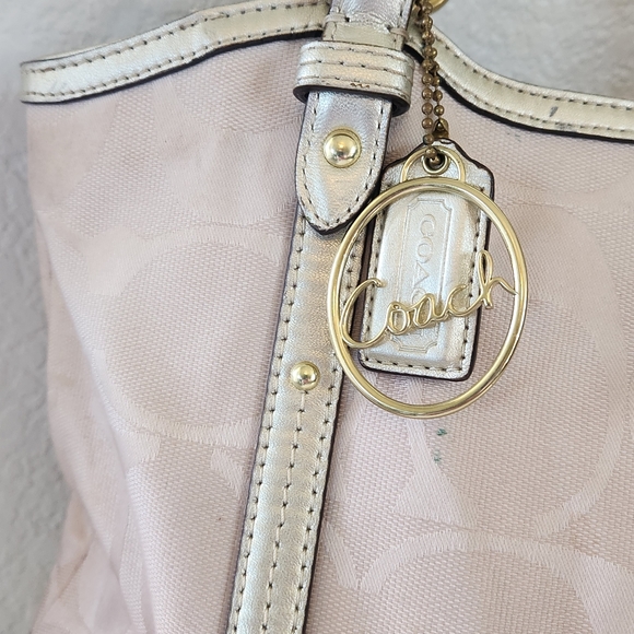 Coach Alexandra Signature Jacquard Tote - Picture 3 of 14